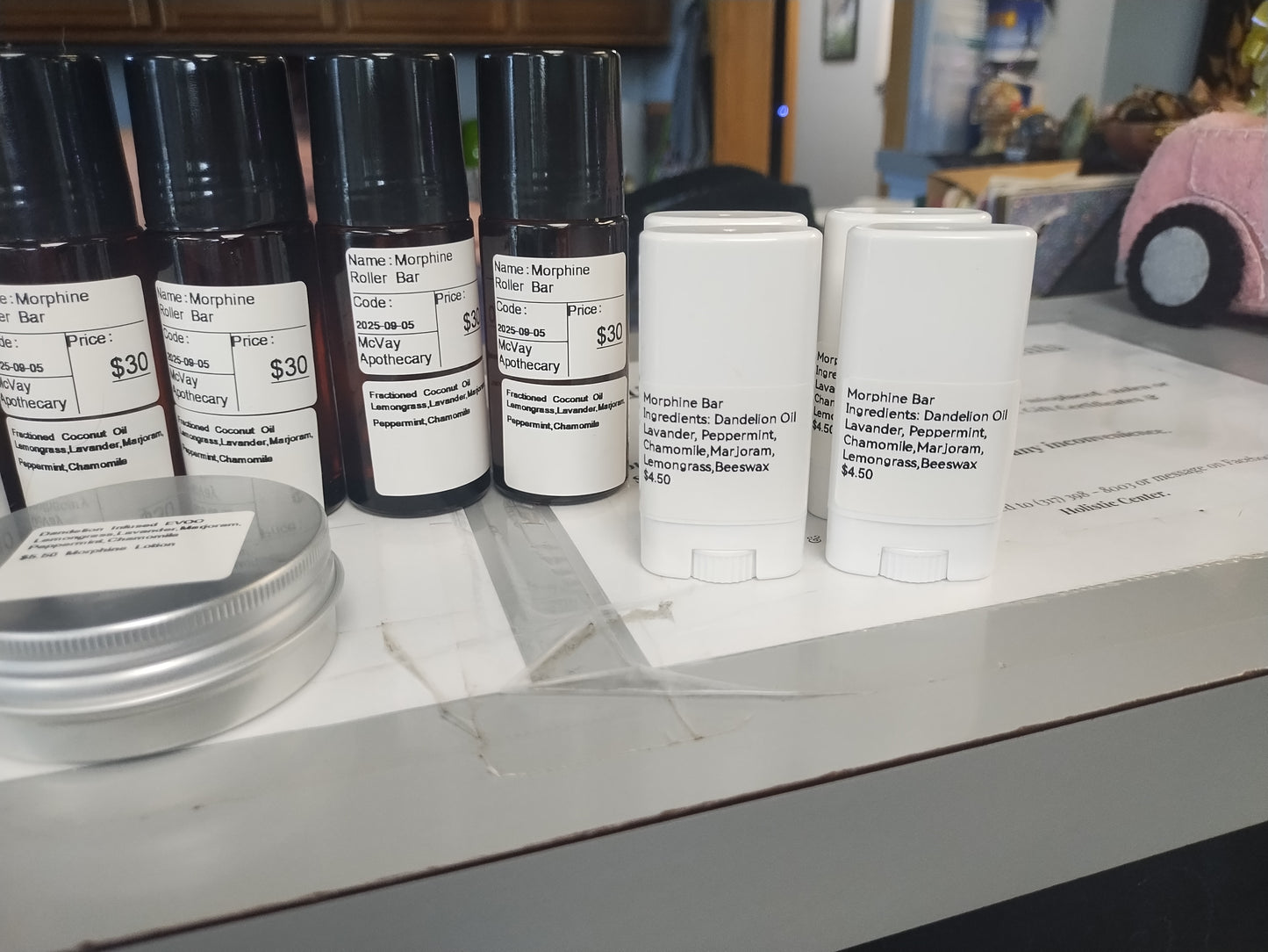 Liquid Morphine Bar and Roller